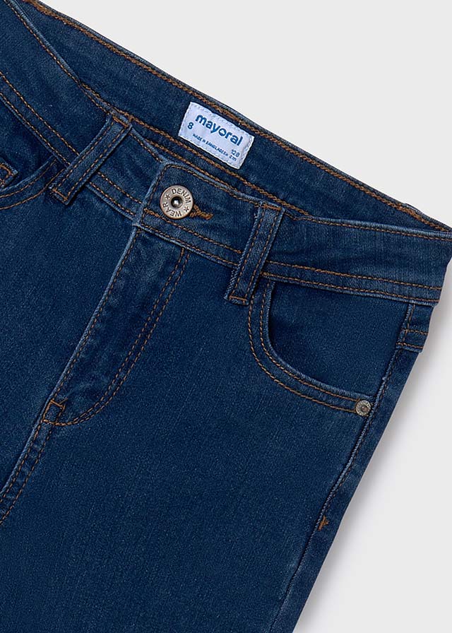 Pantalón de mezclilla slim fit Better Cotton chica