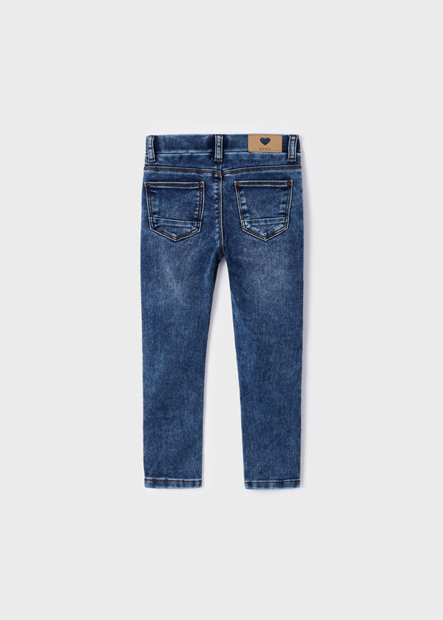 Jegging de mezclilla skinny fit ecowash niña