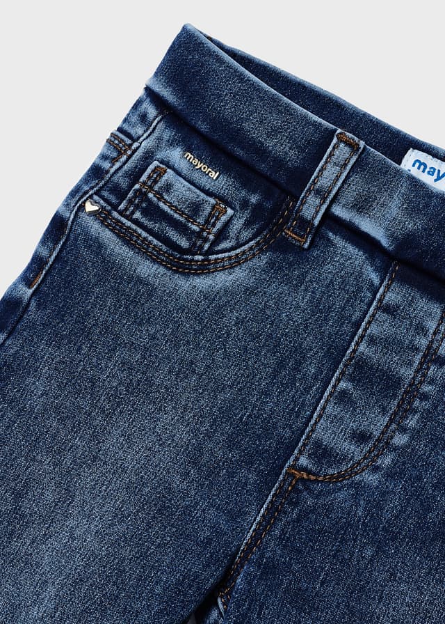 Jegging de mezclilla skinny fit ecowash niña