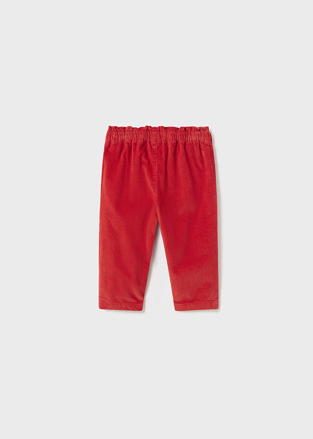 Pantalón slouchy pana bebé