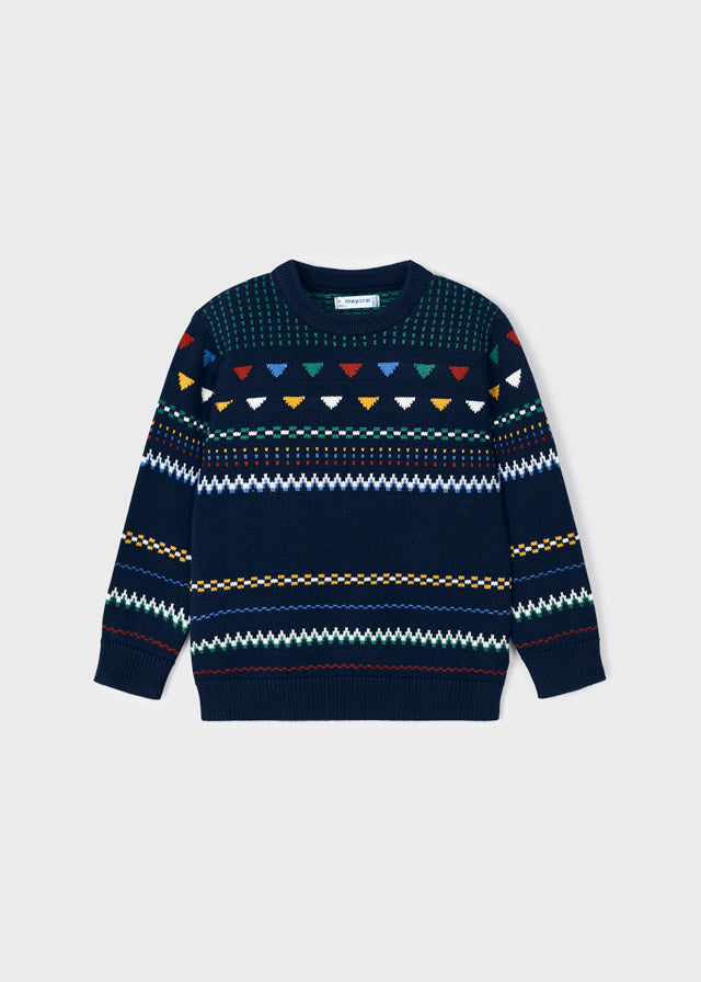 Suéter jacquard niño