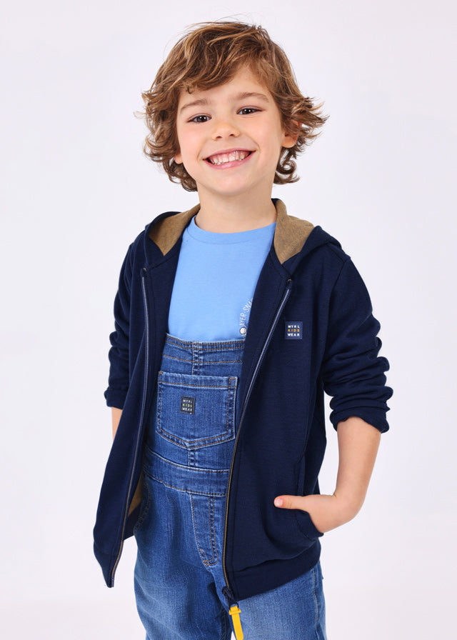 Sudadera cremallera adorno relieve niño – KIDS moda feliz