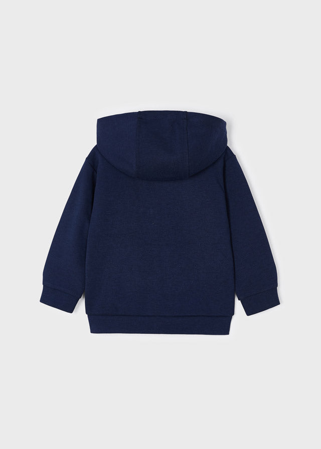 Sudadera cremallera y capucha niño