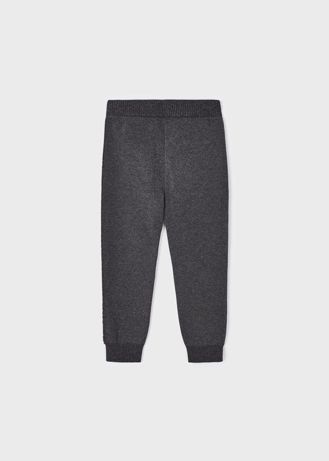 Pantalón jogger tricot niña