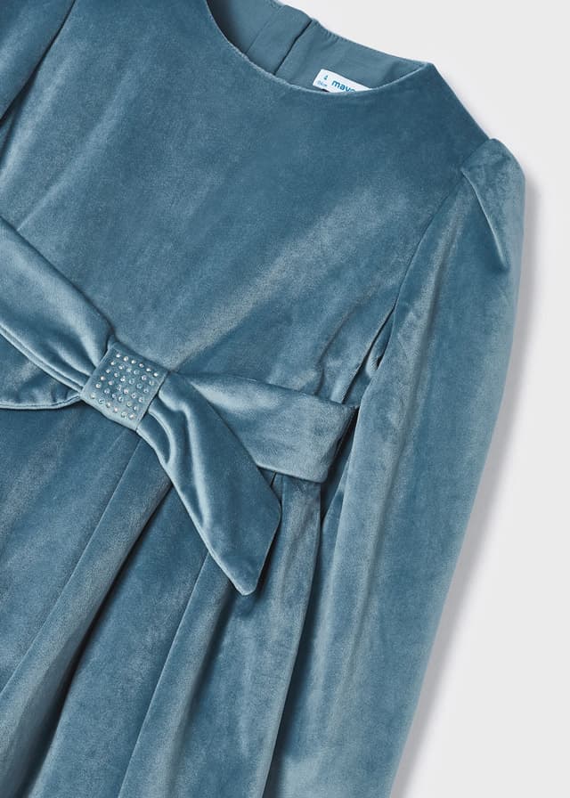 Vestido terciopelo niña