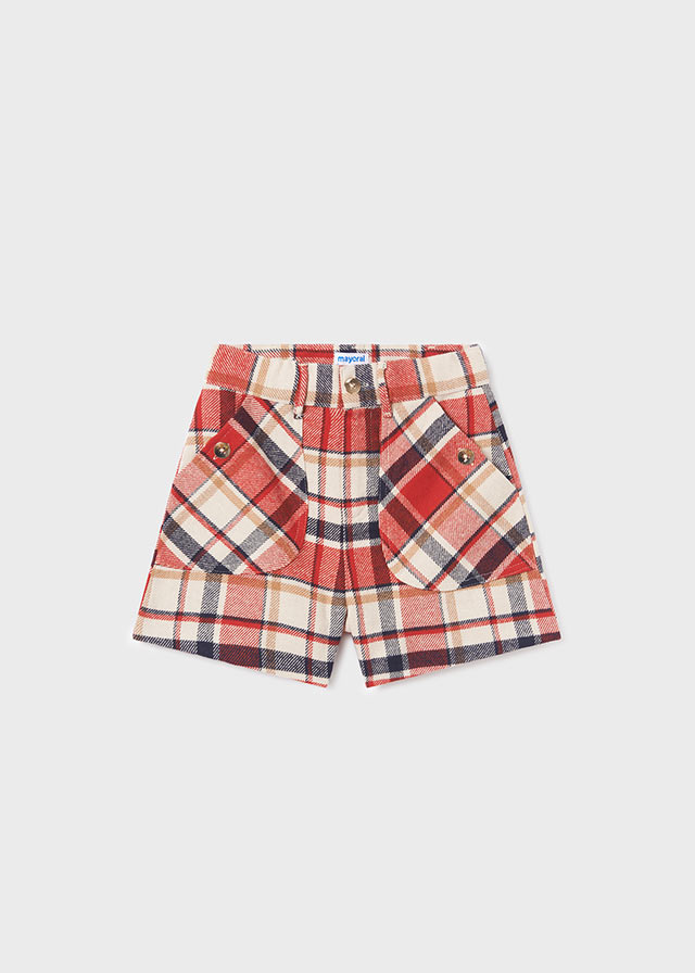 Short cuadros chica