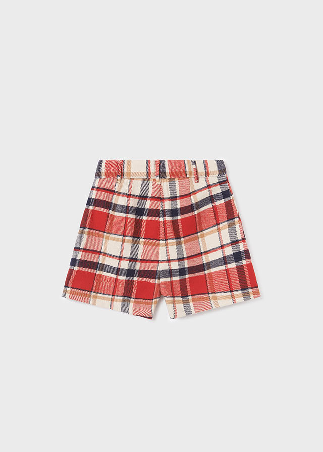 Short cuadros chica