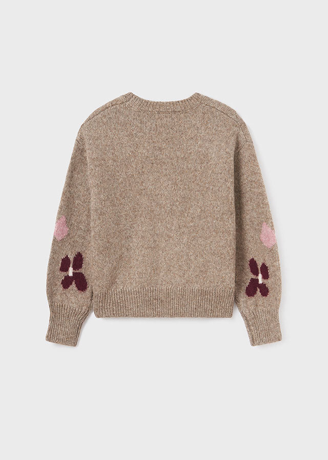Suéter intarsia chica