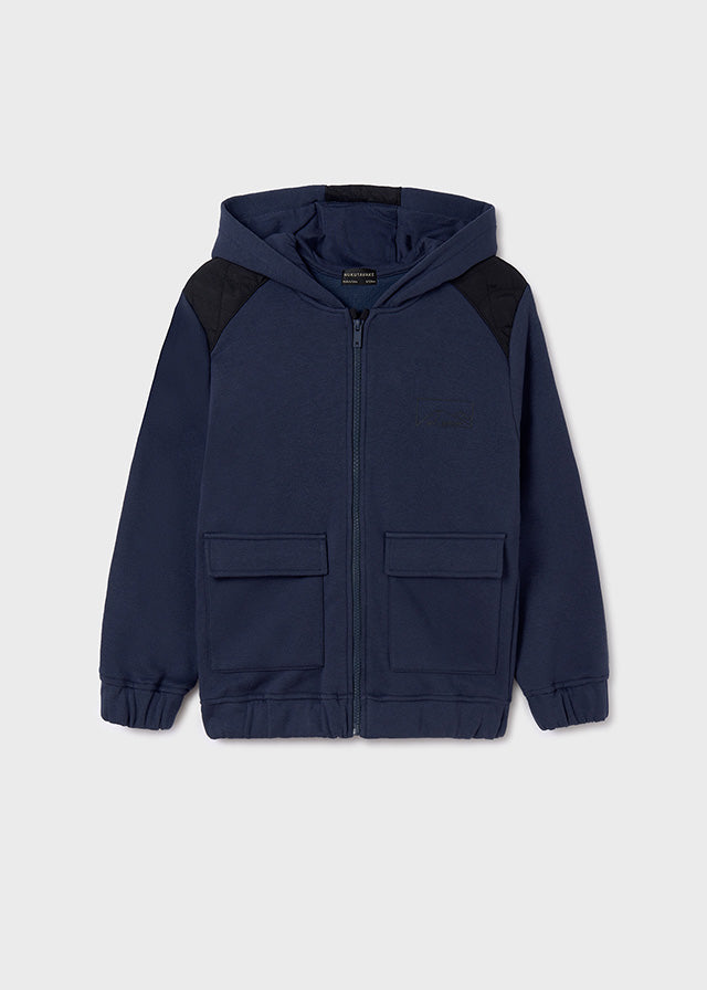 Sudadera motivos acolchados chico