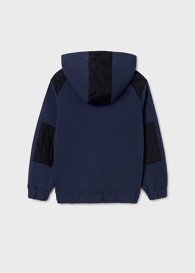Sudadera motivos acolchados chico