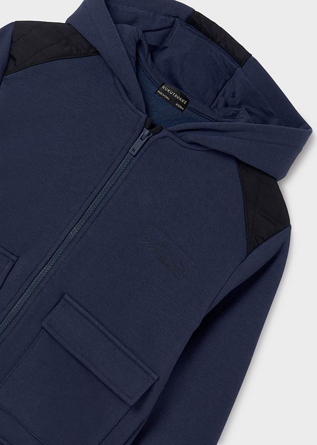 Sudadera motivos acolchados chico