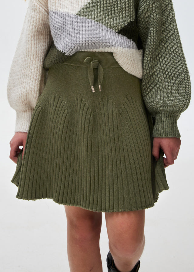 Falda tricot chica