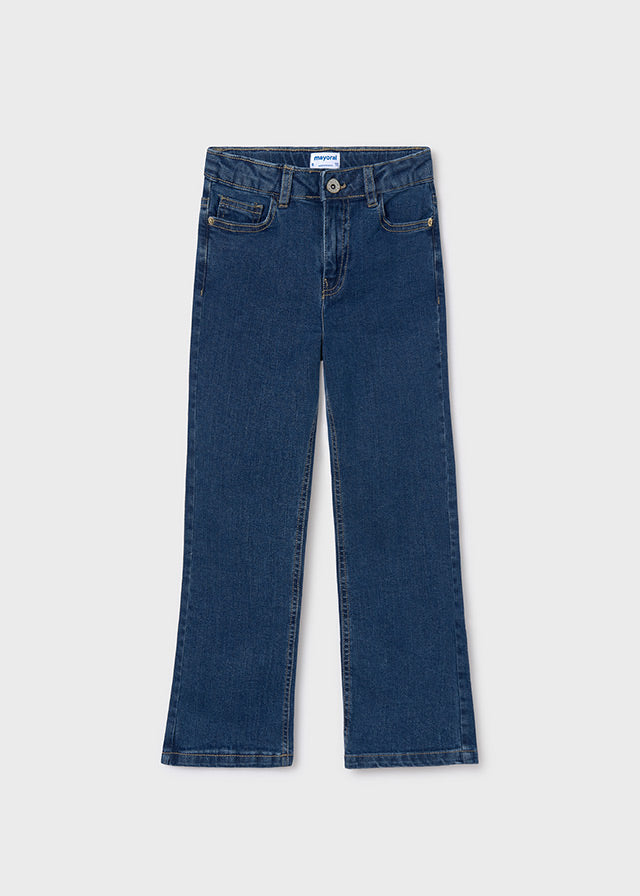 Pantalón de mezclilla acampanado
