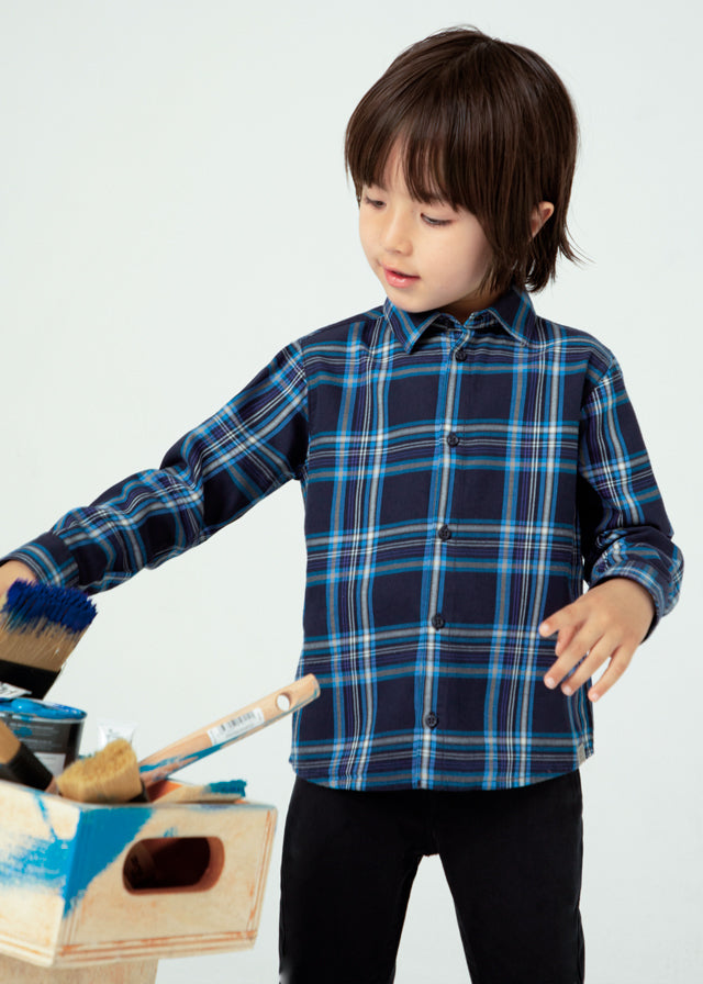 Camisa a cuadros niño