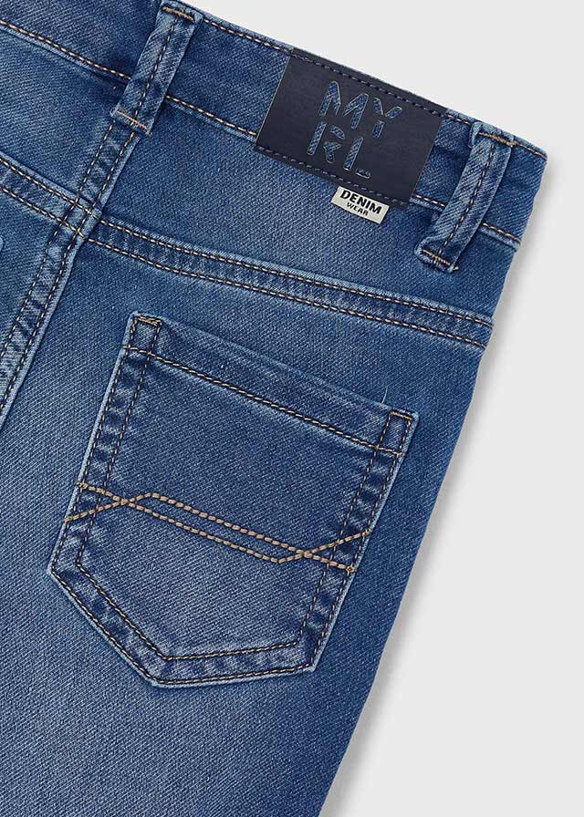 Pantalón de mezclilla entallado niño
