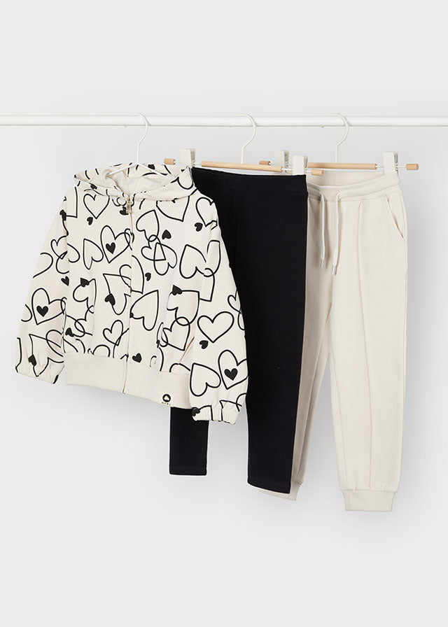 Pants 2 pantalones corazones niña
