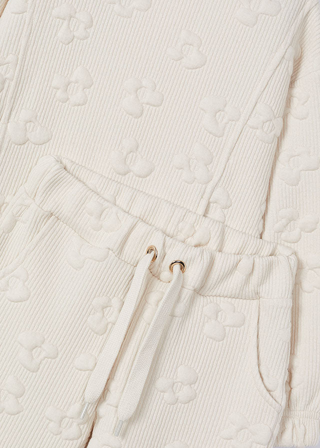 Pants acolchados flor niña