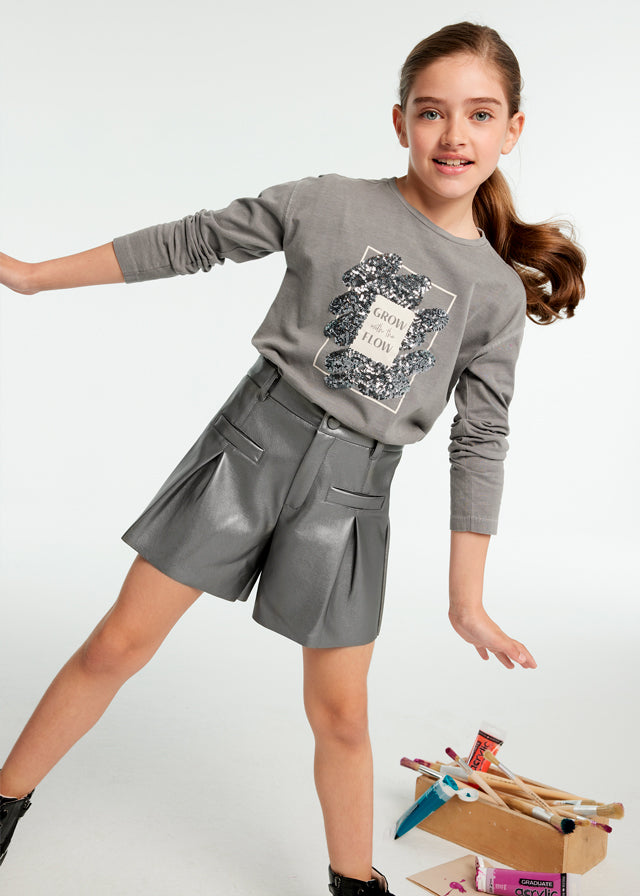 Short polipiel chica
