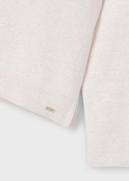 Blusa cuello alto básico niña