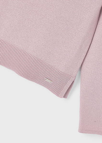 Blusa cuello alto básico niña