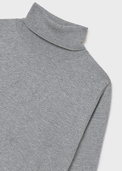 Blusa cuello alto básico chica