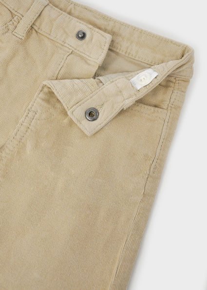 Pantalón pana recto básico bebé Niño