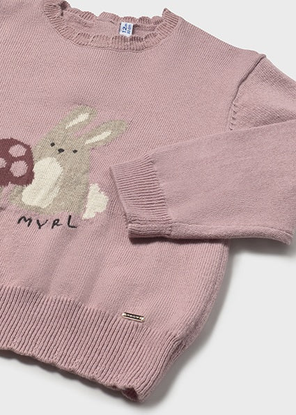 Suéter animal jacquard bebé