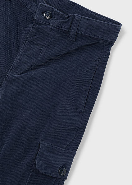 Pantalón cargo pana niño
