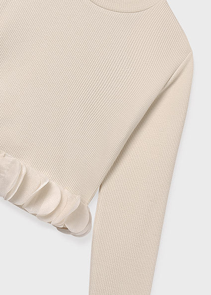 Playera pétalos chica