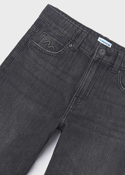 Pantalón de mezclilla holgado chica