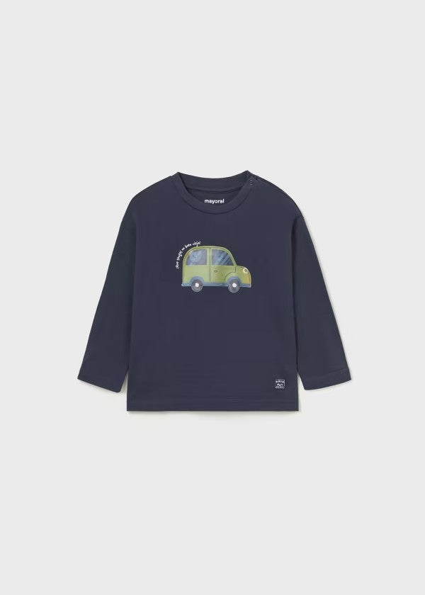 Playera interactiva oversize Better Cotton bebé