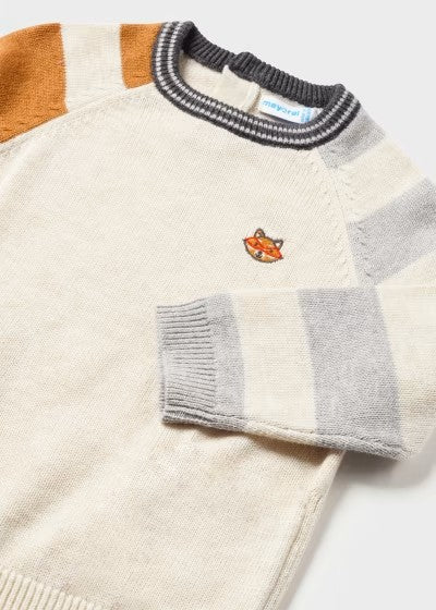 Suéter combinado bebé