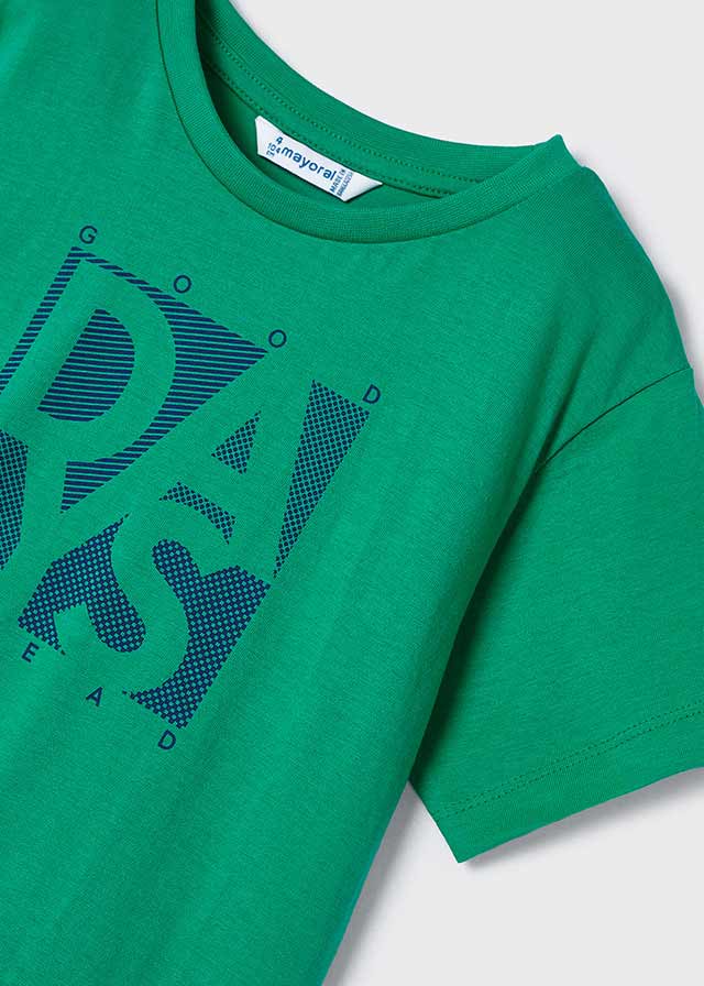 Playera texto Better Cotton niño