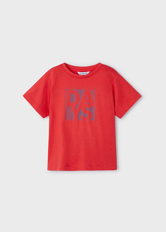 Playera texto Better Cotton niño