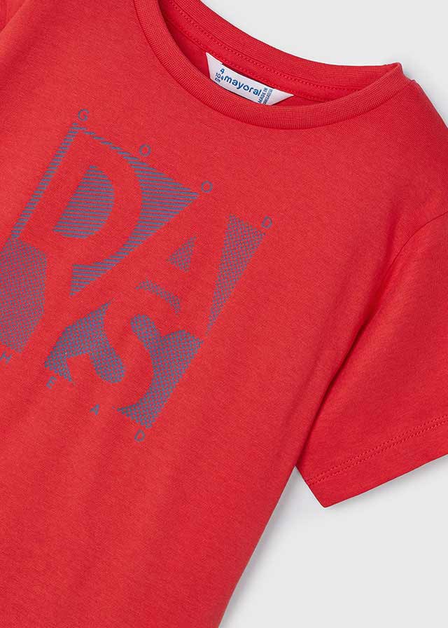 Playera texto Better Cotton niño
