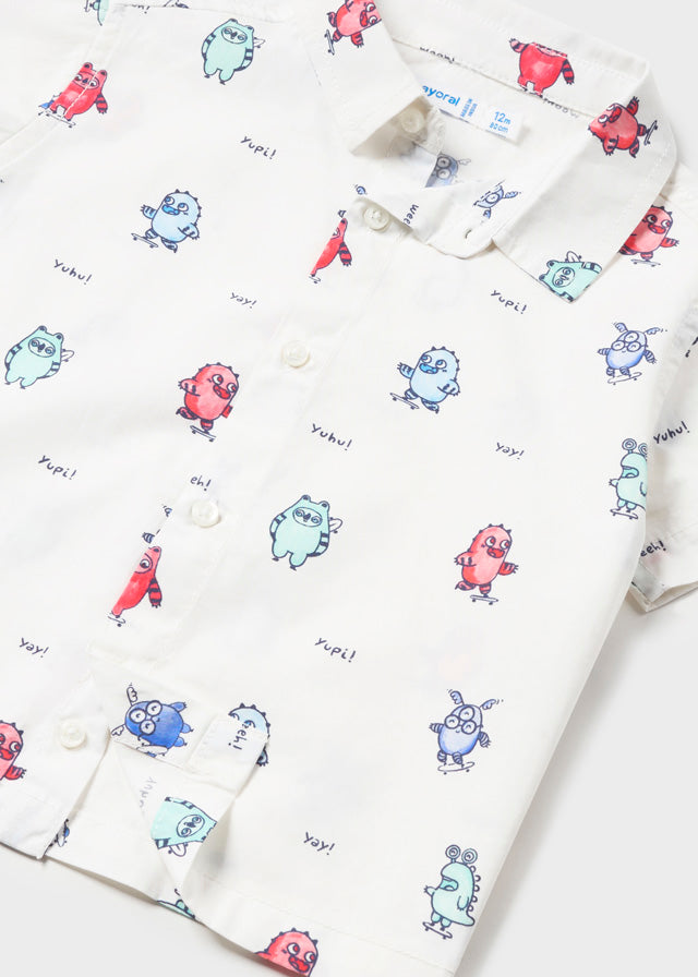 Camisa estampada Better Cotton bebé