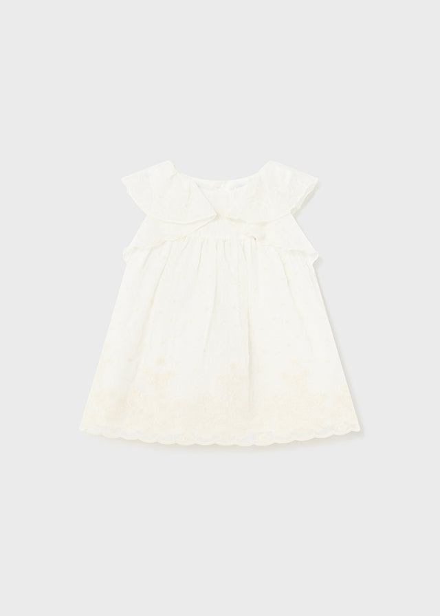 Vestido bordado bambula bebé