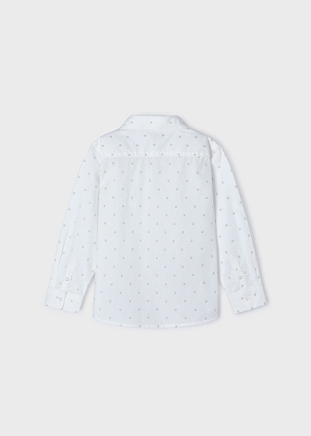 Camisa manga larga estampada Better Cotton niño