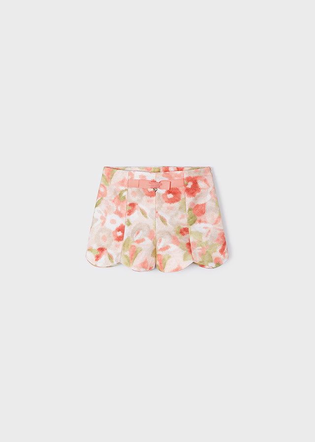 Short ondas estampado niña