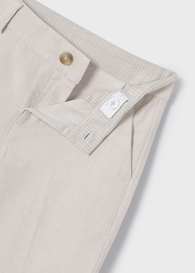 Pantalón chino tailoring lino niño