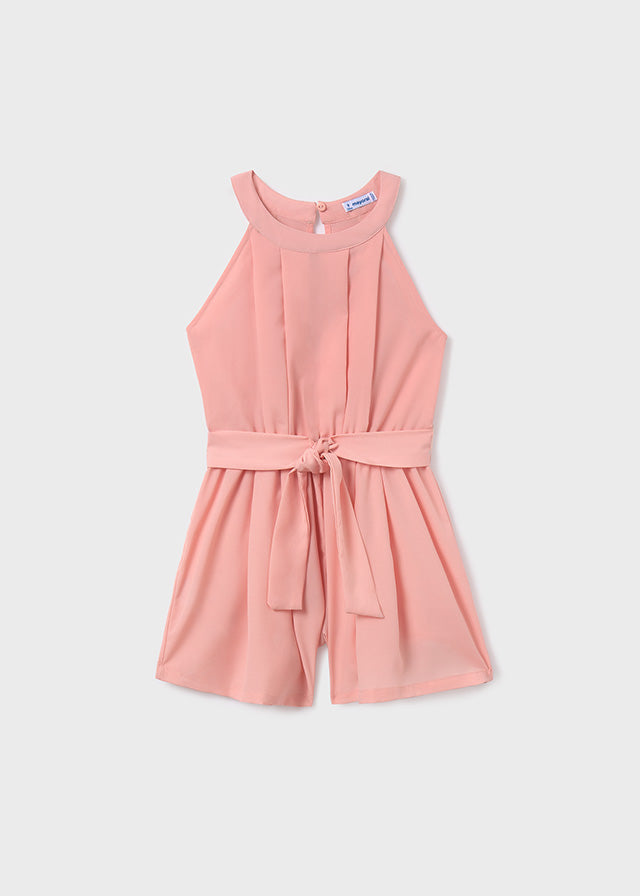 Mono halter crepe chica