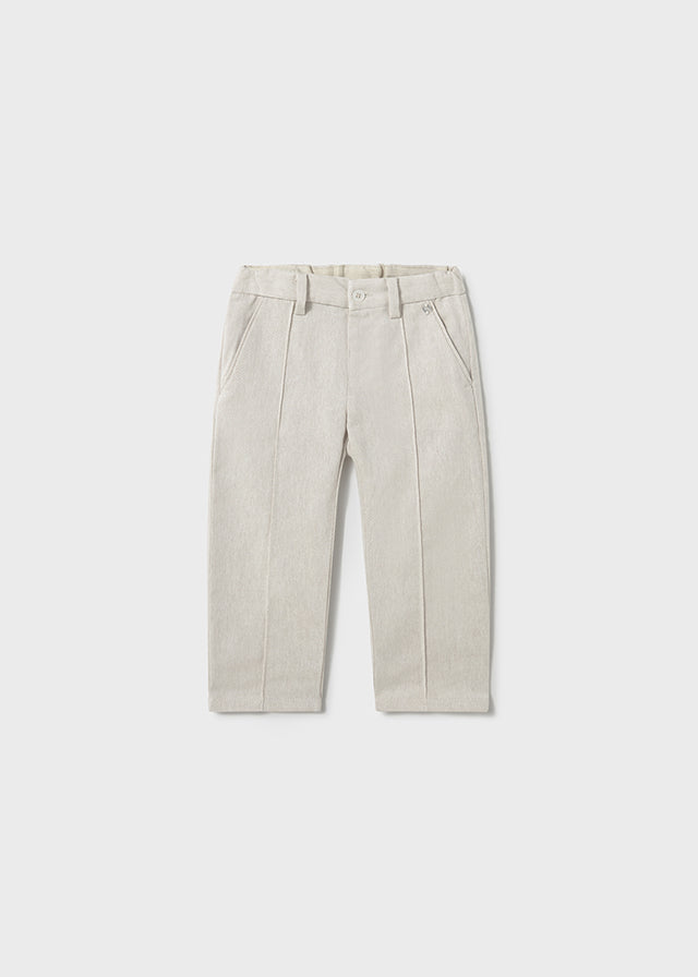 Pantalón vestir con lino bebé