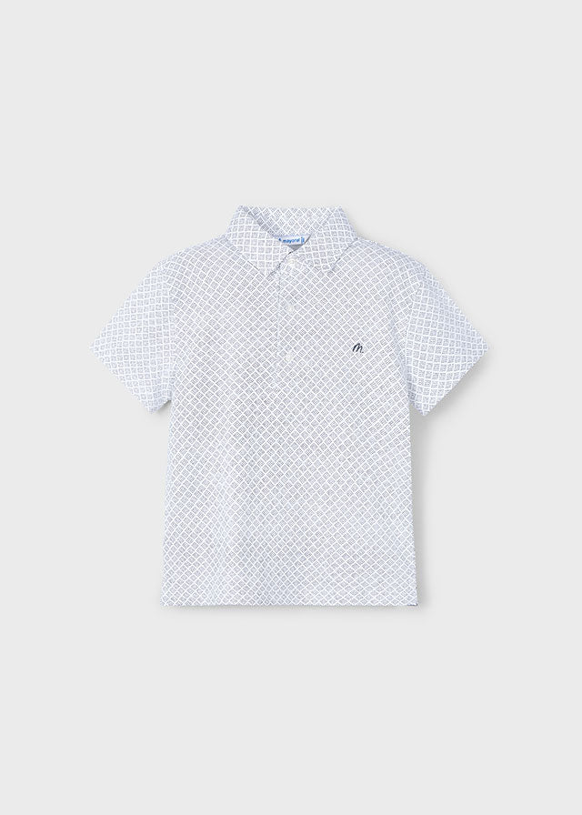 Polo estampado geométrico niño