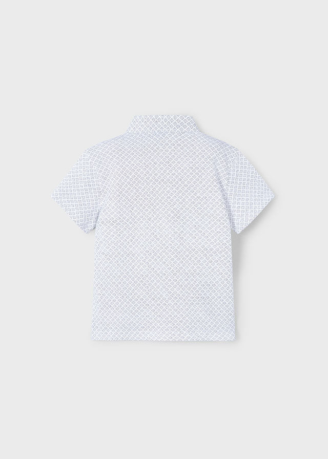 Polo estampado geométrico niño