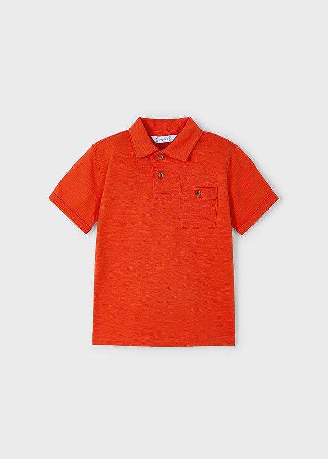 Polo bolsillo tejido ligero niño