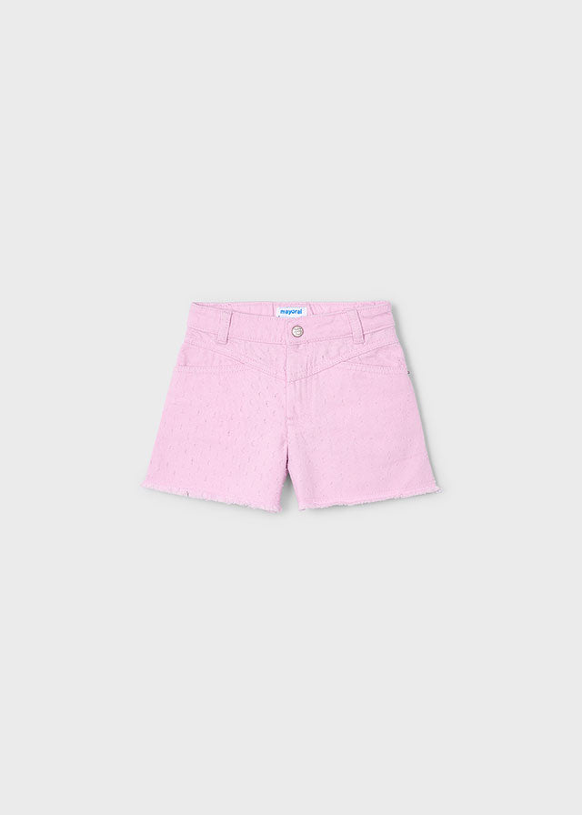 Short deshilachado niña