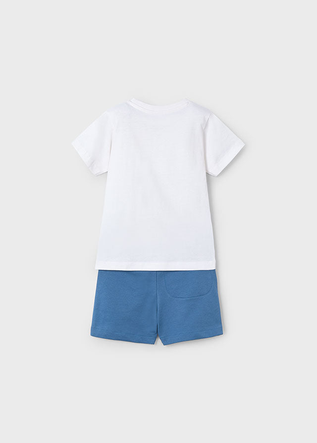 Conjunto bermuda y playera niño