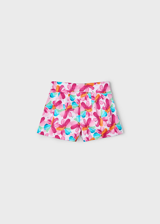 Falda pantalón estampada niña