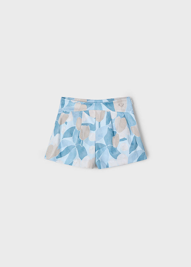 Falda pantalón estampada niña