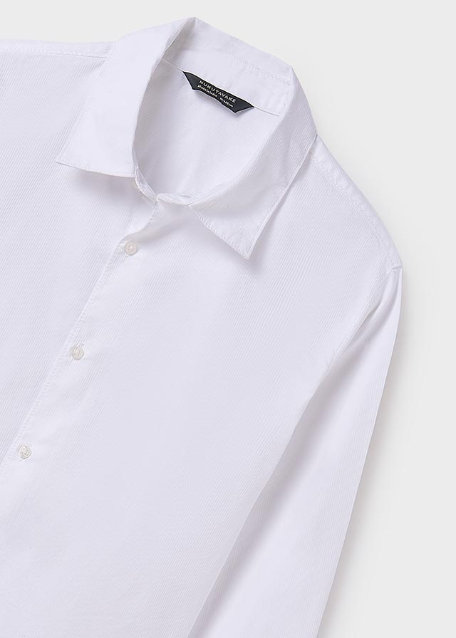 Camisa manga larga vestir chico